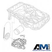 Насос масляный Volkswagen Polo 1.4TSI 04E115103AD