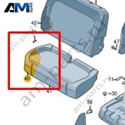 Наполнитель подушки сиденья Volkswagen id-Buzz 2023-2024 1T5881376