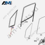 Уплотнитель стекла форточки двери передней левой A9106710200 для Mercedes Sprinter W907