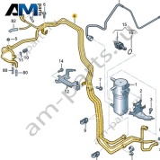 Топливопровод Volkswagen AMAROK 2017-2022 2H6130308A