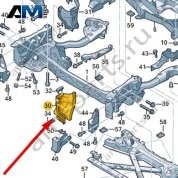 Кронштейн Audi A8 (D4) 2014-2017 4H0399059G