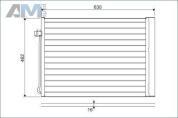 Радиатор кондиционера (VALEO) 814367 для BMW X5 (E70) 2006-2013 40iX