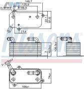 Радиатор 91389 (NISSENS) для  Volkswagen Caravelle T6 (2015-2020) DQ500 (7-АКП DSG)