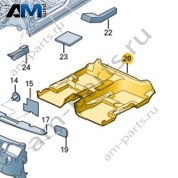 Шумоизоляция для пола Volkswagen T-Roc Cross 2019-2024 2GM863919