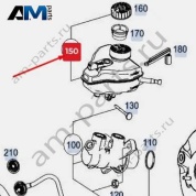 Бачок тормозной жидкости Mercedes GLE 2018-2025 A1674301200