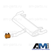Хомут глушителя сзади  Mercedes GLC250 X253 (M274 E20) A0009955533