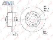 Диск тормозной задний LYNX для Superb II BN-1193