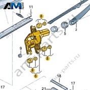 Мотор очистителя заднего стекла 5JK955711B для Шкода Карок 2021-2026