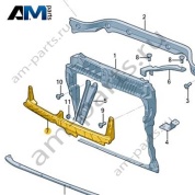 Направляющая спереди посередине VAG 3CG805705 на Volkswagen 2021-2026