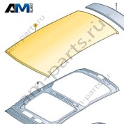 Крыша Audi A6 (C8) Avant/Allroad 2019-2024 4K9817111A