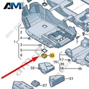 Наполнитель Audi Q7 (4M) 2016-2024 4M0863859