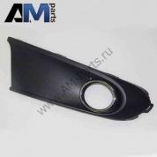 Накладка ПТФ с хромированной окантовкой для Volkswagen Polo sedan 6RU8546629B9