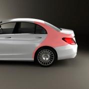 Крыло заднее левое A2056304102 Мерседес С-класса W205