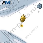 Кнопка стеклоподъемника передней правой двери VAG 5GG959855DWHS Skoda 2019-2026