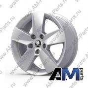 Литой диск R18 Skoda Octavia A7 5E0071498C8Z8