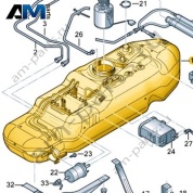 Топливный бак Volkswagen AMAROK 2013-2016 2H0201060P