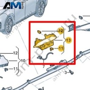 Крепежная рамка Volkswagen id-Buzz 2023-2024 1T3880429A