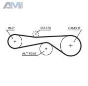 Ремень ГРМ GATES (5614XS) на Volkswagen Touareg I (2003-2010) 3.0TDI