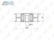 Ролик направляющий LYNX для Mercedes E350 3.5 л. (272 л.с.) PB-7019