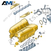 Впускной коллектор VAG 07L133185AK