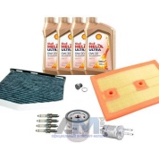 Комплект фильтров для ТО-4 Caddy 1.2/1.4 TFSI с маслом Shell 0W30