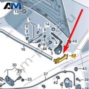Уплотнение Audi Q7 (4M) 2016-2024 4M0821170C