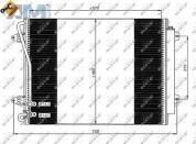 Радиатор кондиционера NRF (35613) для Volkswagen B7 (2010-2016) 2.0TDI