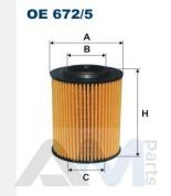 Масляный фильтр FILTRON (OE672/5)  BMW 1 серия F21 рестайлинг рестайлинг 118i
