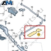 Теплоизоляция VAG 06E133833A