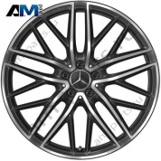 Литой диск задний R21 черный глянец Mercedes GLC X253 A25340158007X23