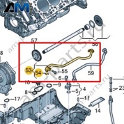 Вакуумная труба VAG 057131057G