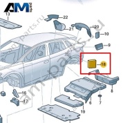 Шумоизоляция Volkswagen id4/id5 2021-2024 11A864707