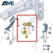 Деформирующийся элемент Volkswagen T-Roc 2018-2024 2GA809562
