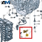 Датчик оборотов с кабелем VAG 09S927321