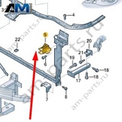 Крепежный элемент Audi A8 (D5) 2018-2024 4N0805340