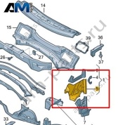 Стойка A VAG 1T0802126H