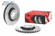 Передние перфорированные тормозные диски BREMBO 09.C892.1X на Volkswagen Polo Classic (2010-2020)