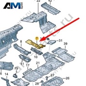 Поперечина сиденья Audi A8 (D5) 2018-2024 4N0803174