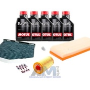 Набор ТО-2/4 для Фольксваген Пассат В6 2.0 TFSI 200 л.с. с маслом Motul 5W30