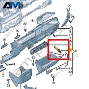 Тормозной элемент VAG 1T4858309