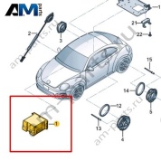 Головное устройство с сенсорным экраном, встроенным CD-чейнджером на 6 дисков и кардридером карт SD VAG 1K0035182H
