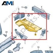 Лонжерон Volkswagen id-Buzz 2023-2024 1N3803351