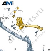 Крепление фары Audi Q8 2019-2024 4M8805608A