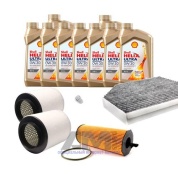 Комплект фильтров для ТО-1/3 Audi A8 (D4) 4.2 TDI с маслом Shell 0W30