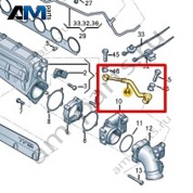 Соединительная трубка VAG 07K145825