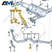 Управляющая магистраль с датчиком перепада давления Volkswagen Crafter 2012-2016 2E0131552L
