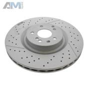 Задние перфорированные диски A2534230000 на Mercedes GLC X253 AMG63