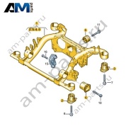 Подрамник Volkswagen id3 2020-2024 1EA505235BE