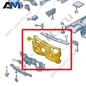 Шумоизоляция перегородки моторного отсека VAG 2G1863934B