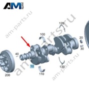 Коленвал на Mercedes W222 AMG S63 (M177) A1770300101